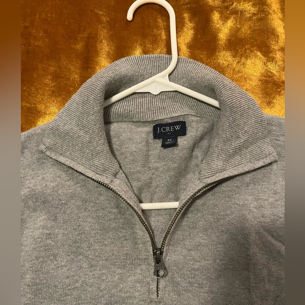 JCrew quarter-zip pullover, men’s size M